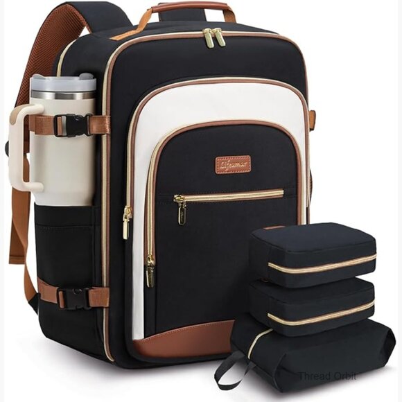 50L Travel Backpack Carry On Flight Approved Waterproof with Packing Cubes main image 6